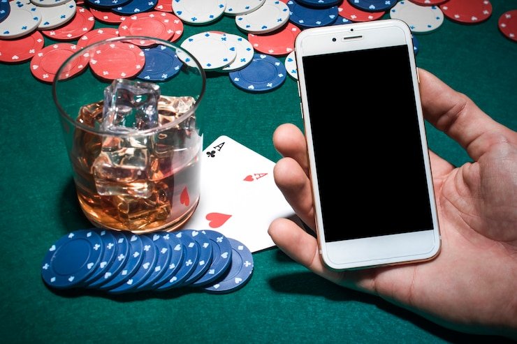 Antarmuka aplikasi mobile qjoker123 menampilkan pasar sportsbook dan permainan live dealer